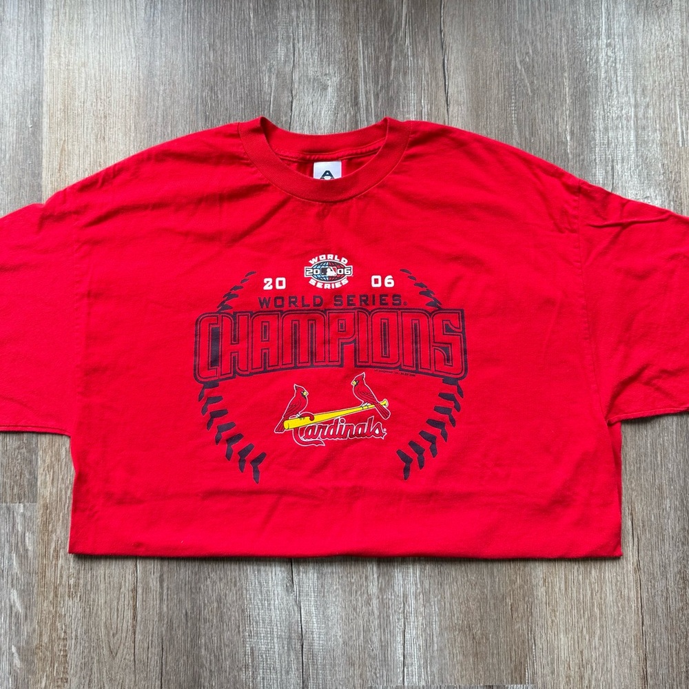 Vintage 2006 St. Louis Cardinals World Series Champions T-Shirt – Size XL - Picture 3 of 6